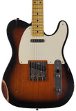 Nash T57 Guitar, 2-Tone Sunburst, Medium Aging