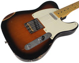 Nash T57 Guitar, 2-Tone Sunburst, Medium Aging