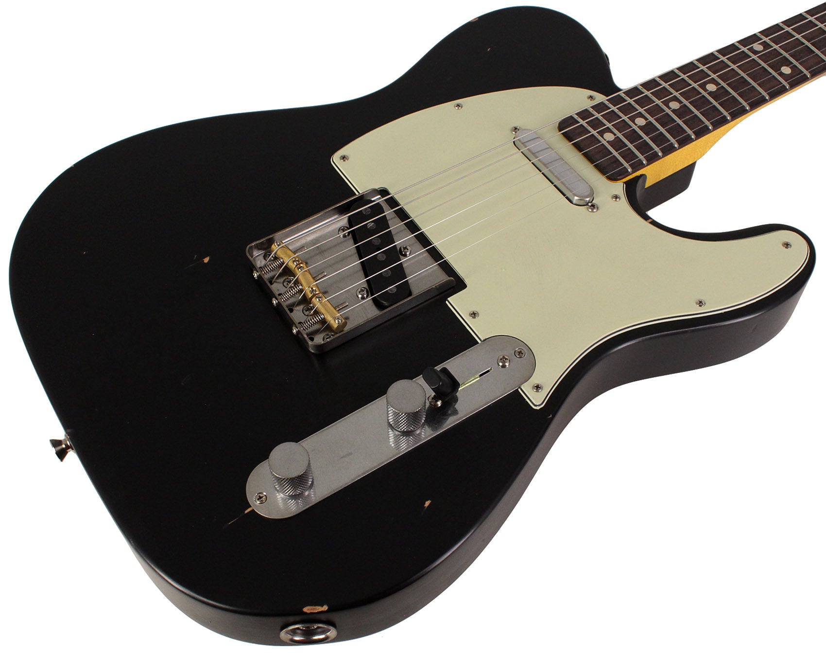 Nash T63 Guitar, Black, Light Aging | Humbucker Music Nash T63 Guitar, Black, Light Aging | Humbucker Music