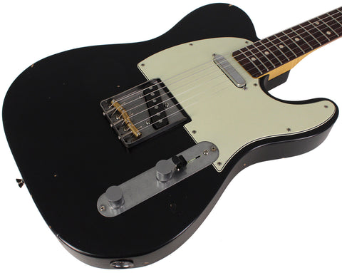 Nash T63 Guitar, Black, Light Aging