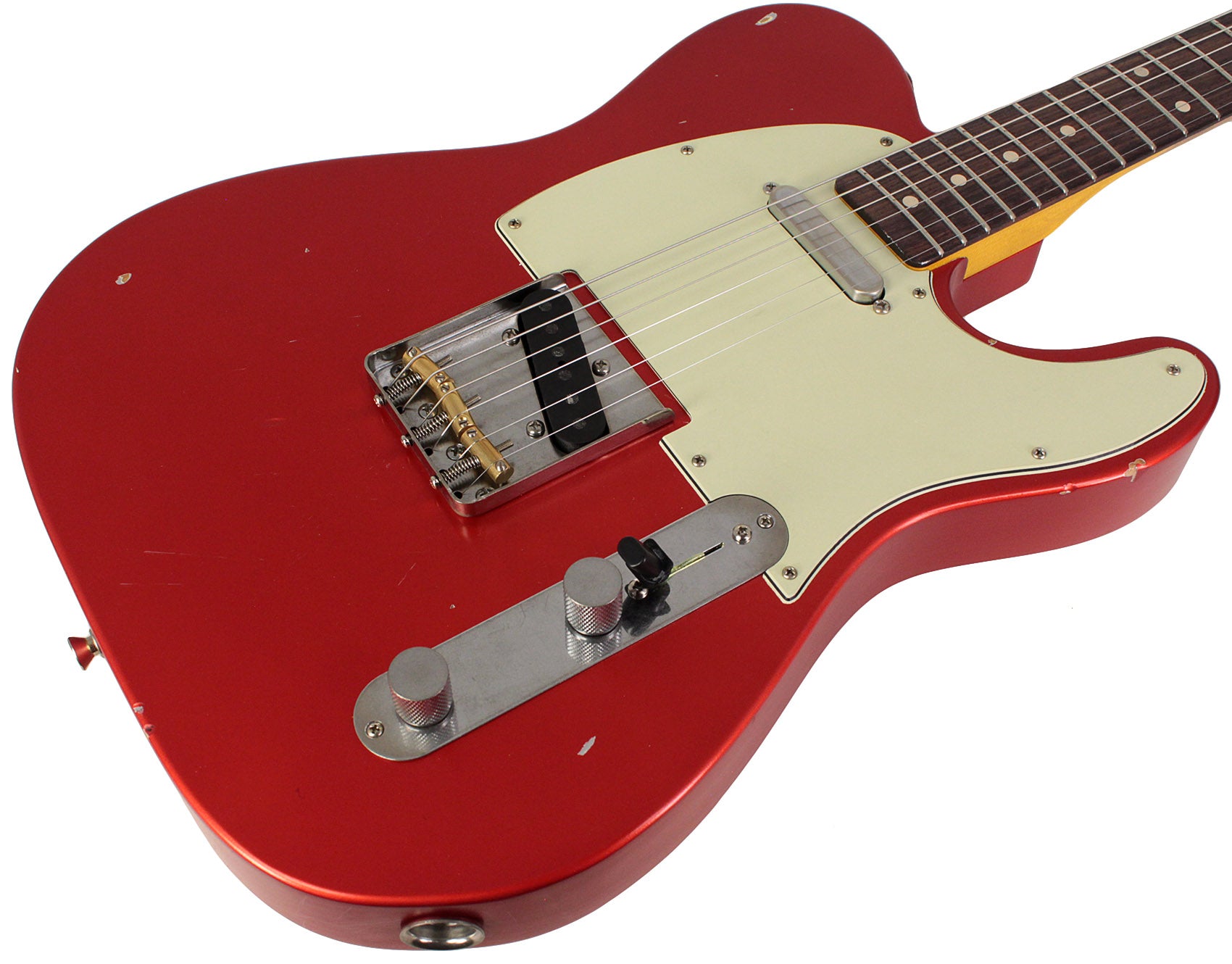 Nash T63 Guitar, Candy Apple Red, Light Aging | Humbucker Music