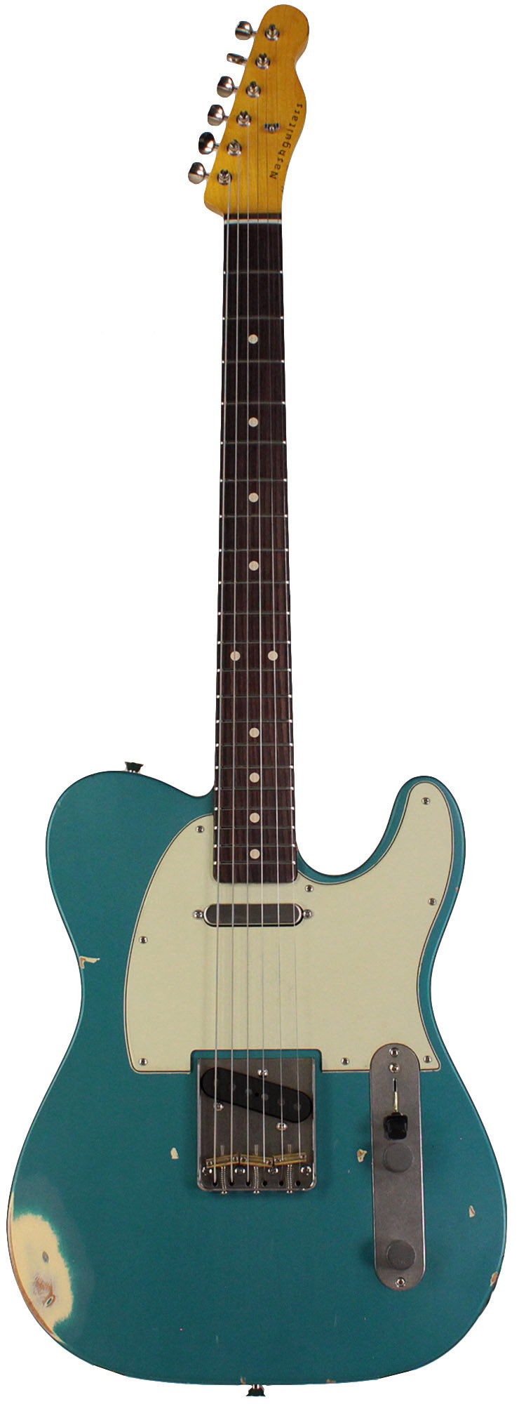 Nash T63 Guitar, Ocean Turquoise, Medium Aging | Humbucker Music Nash T63 Guitar, Ocean Turquoise, Medium Aging | Humbucker Music