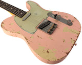 Nash T63 Guitar, Shell Pink, Extra Heavy Aging