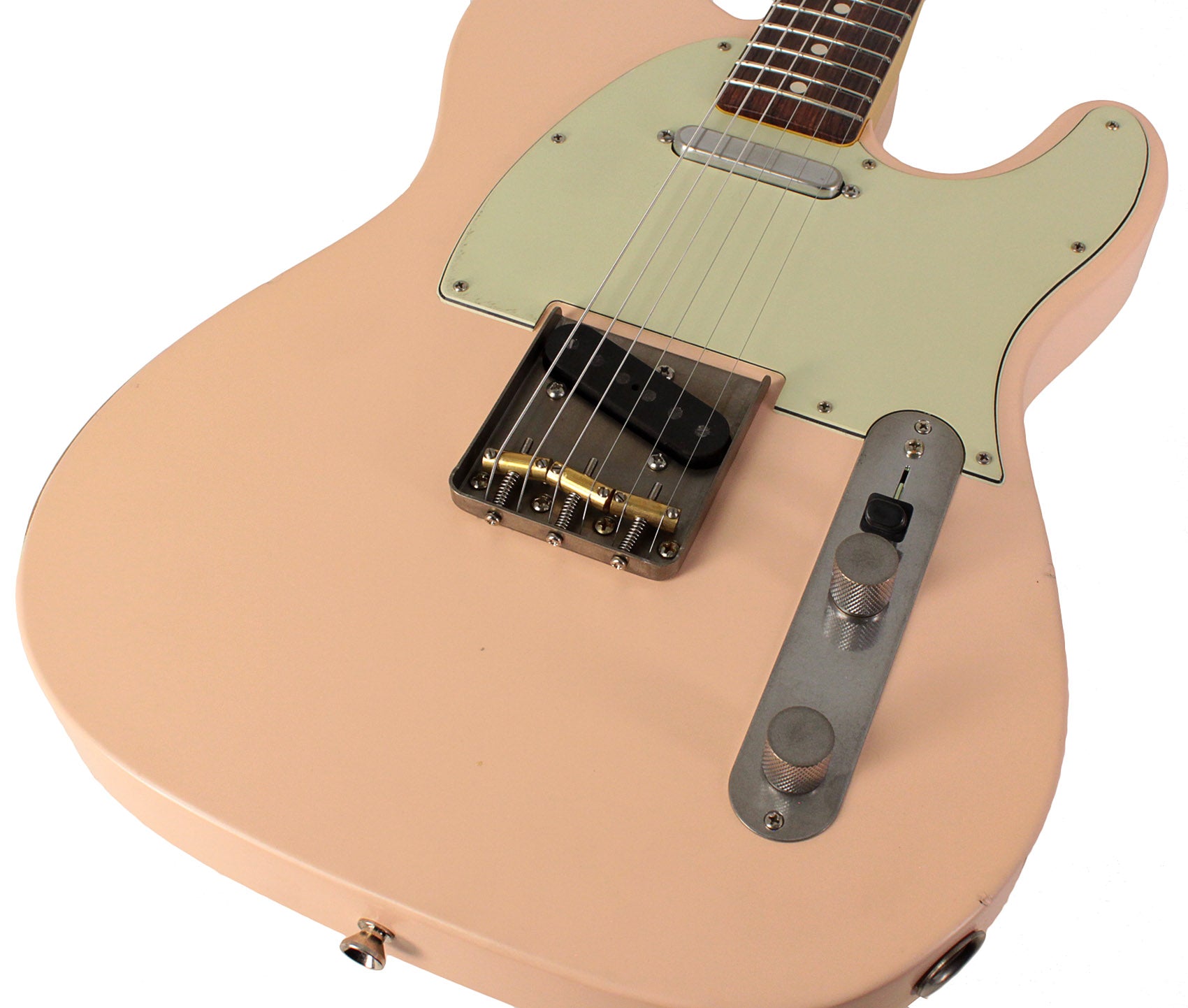 Nash T63 Guitar, Shell Pink, Light Aging | Humbucker Music Nash T63 Guitar, Shell Pink, Light Aging | Humbucker Music