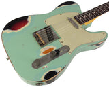 Nash T63 Guitar, Surf Green over 3 Tone Sunburst
