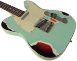 Nash T63 Guitar, Surf Green over 3 Tone Sunburst