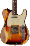 Nash T63 Guitar, 3-Tone Sunburst, Extra Heavy Aging