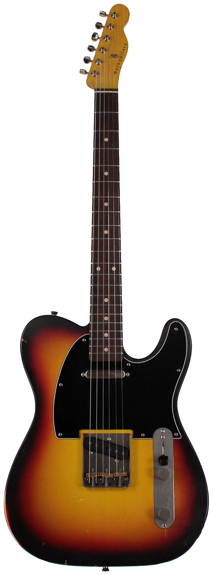 Nash T63 Guitar, 3 Tone Sunburst, Light Aging | Humbucker Music