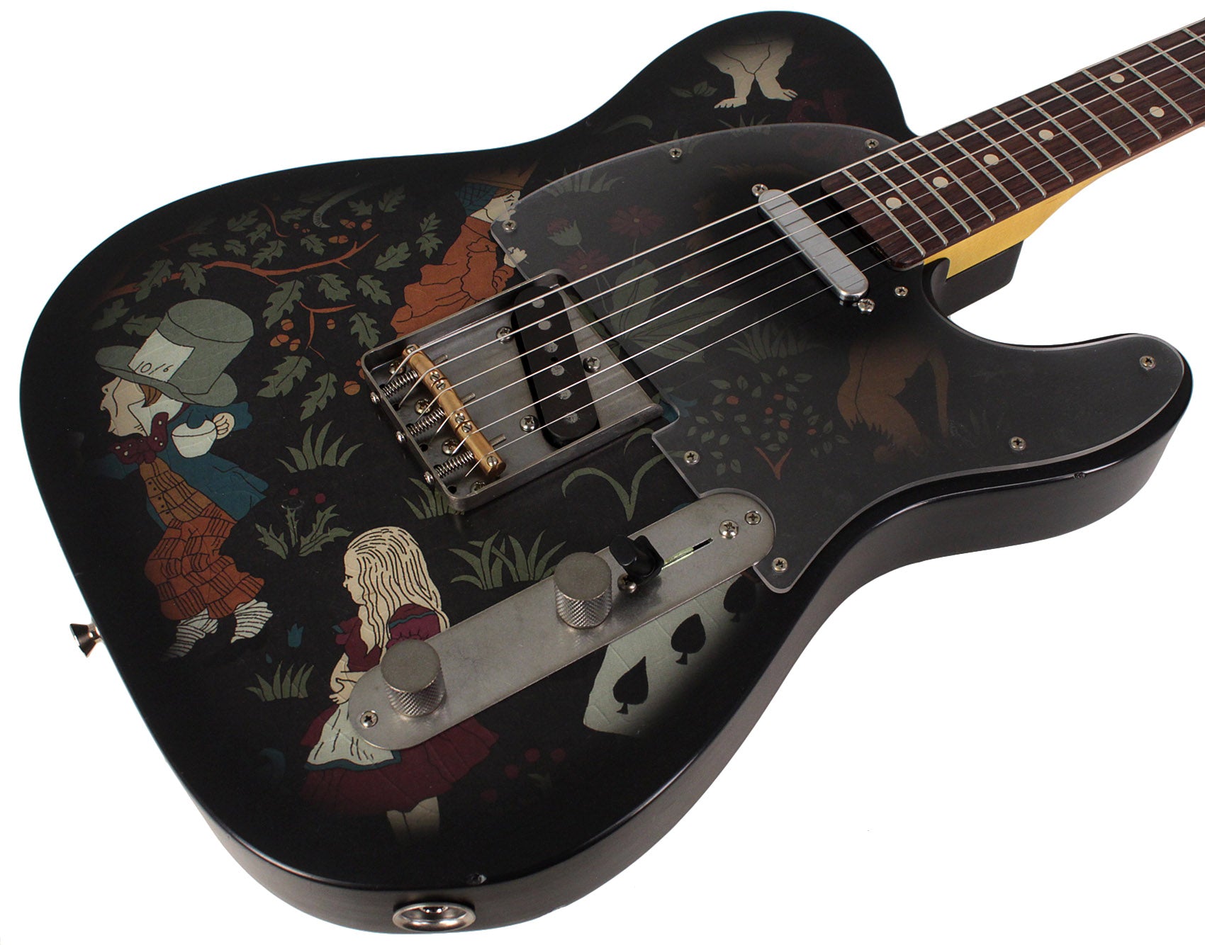 Nash T68 Guitar, Custom Alice in Wonderland, Light Aging