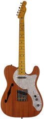 Nash T69TL Thinline Guitar, Natural Mahogany, Light Aging