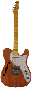 Nash T-69TL Thinline Guitar, Natural Mahogany, Light Aging