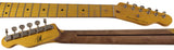 Nash T72TL Thinline Guitar, 3 Tone Sunburst, Light Aging