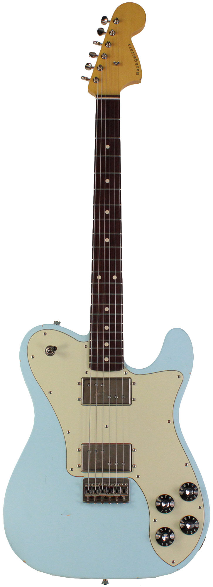 Nash T72DLX Guitar, Sonic Blue, Rosewood, Light Aging Nash T72DLX Guitar, Sonic Blue, Rosewood, Light Aging