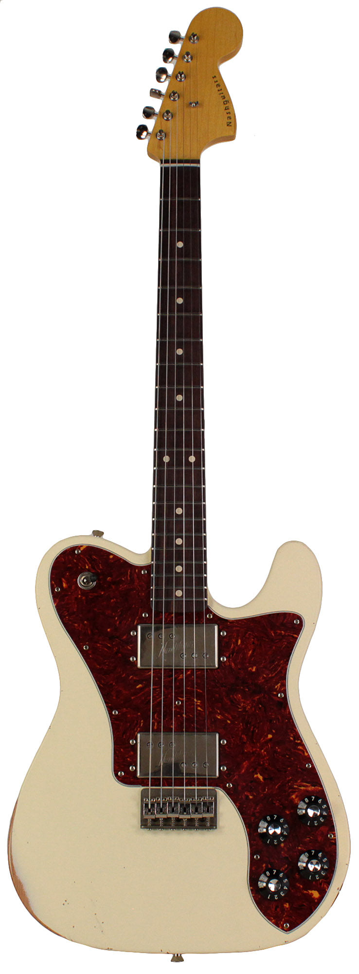 Nash T72DLX Guitar, Olympic White, Rosewood, Light Aging Nash T72DLX Guitar, Olympic White, Rosewood, Light Aging