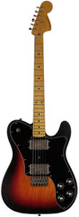 Nash T72DLX Guitar, 3 Tone Sunburst, Light Aging