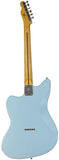 Nash TMaster Guitar, Sonic Blue, Matching Headstock, Unaged