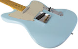 Nash TMaster Guitar, Sonic Blue, Matching Headstock, Unaged