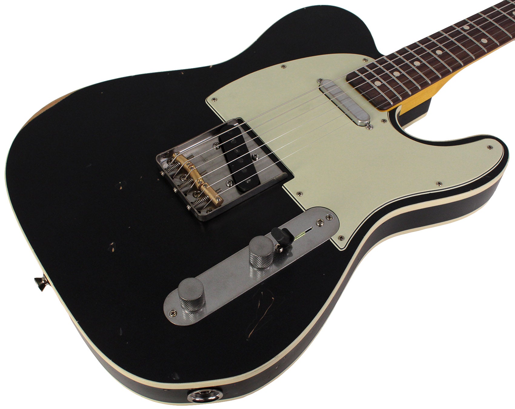 Nash T63DB Guitar, Double Bound, Black, Light Aging Nash T63DB Guitar, Double Bound, Black, Light Aging