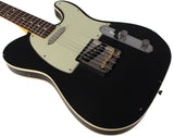 Nash T63DB Guitar, Double Bound, Black, Light Aging - Humbucker Music