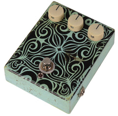 Nash Custom NGDP Fuzz Overdrive Pedal, Aged Sonic Blue, #001