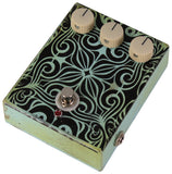 Nash Custom NGDP Fuzz Overdrive Pedal, Aged Sonic Blue, #002