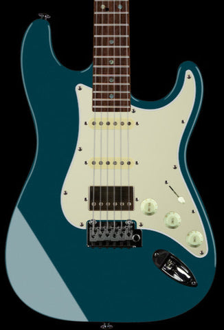 Suhr Select Classic S HSS Guitar, Roasted Neck, Ocean Turquoise Metallic, Aged Green