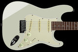 Suhr Select Classic S Guitar, Roasted Neck, Olympic White, Aged Green