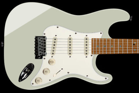 Suhr Select Classic S Guitar, Roasted Neck, Maple, Olympic White, Parchment