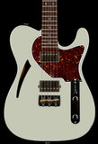Suhr Select Alt T Cat's Eye Guitar, Olympic White, Tortoise Shell