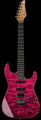 Suhr Select Standard Mahogany Guitar, Quilted Magenta Pink Stain