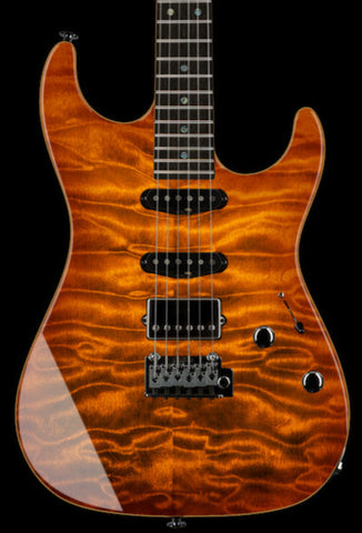 Suhr Select Standard Mahogany Guitar, Quilted Suhr Burst