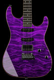 Suhr Select Standard Mahogany Guitar, Quilted Trans Purple