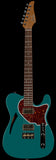 Suhr Select Alt T Cat's Eye Guitar, Sherwood Green Metallic, Tortoise Shell
