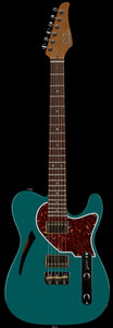 Suhr Select Alt T Cat's Eye Guitar, Sherwood Green Metallic, Tortoise Shell