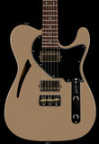 Suhr Select Alt T Cat's Eye Guitar, Shoreline Gold, Black