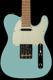 Suhr Select Classic T Roasted, Flamed, Swamp Ash, Sonic Blue, Aged Green