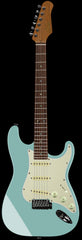 Suhr Select Classic S Guitar, Roasted Neck, Sonic Blue, Aged Green