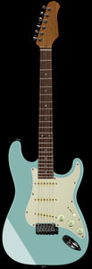 Suhr Select Classic S Guitar, Roasted Neck, Sonic Blue, Aged Green