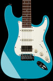 Suhr Select Classic S HSS Guitar, Roasted Neck, Blue Chill Metallic