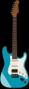 Suhr Select Classic S HSS Guitar, Roasted Neck, Blue Chill Metallic