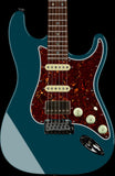Suhr Select Classic S HSS Guitar, Roasted Neck, Ocean Turquoise Metallic, Tortoise Shell