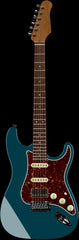 Suhr Select Classic S HSS Guitar, Roasted Neck, Ocean Turquoise Metallic, Tortoise Shell
