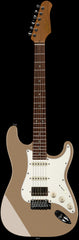 Suhr Select Classic S HSS Guitar, Roasted Neck, Shoreline Gold Metallic