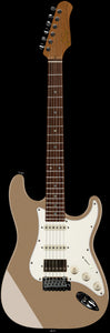 Suhr Select Classic S HSS Guitar, Roasted Neck, Shoreline Gold Metallic