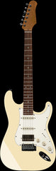 Suhr Select Classic S HSS Guitar, Roasted Neck, Vintage White, Parchment