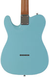 Suhr Select Alt T Cat's Eye Guitar, Daphne Blue, Tortoise Shell - Humbucker Music