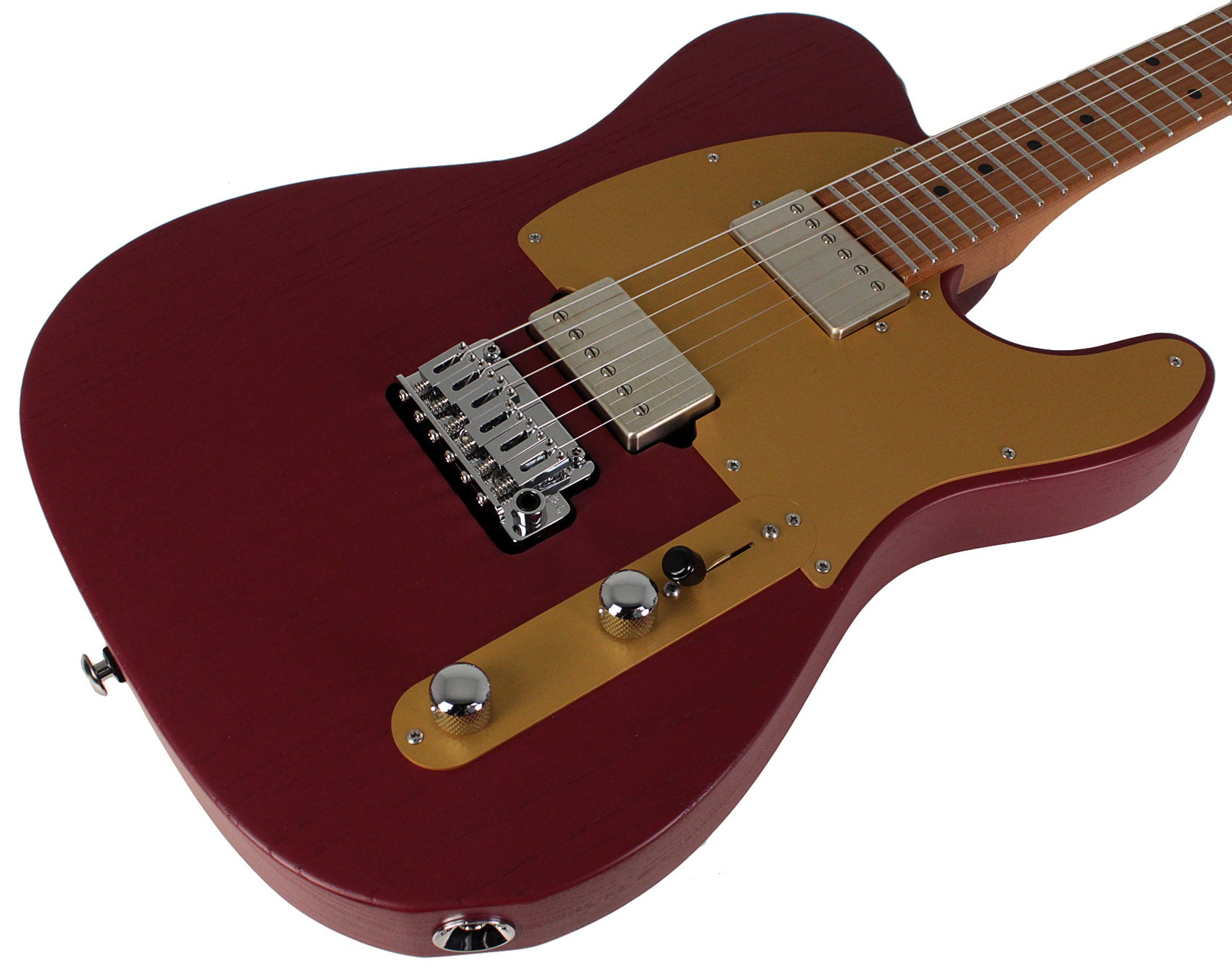 Suhr Andy Wood Signature Modern T HH Guitar, Stark Red | Humbucker