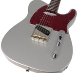 Suhr Select Classic T Roasted, Flamed, Swamp Ash, Firemist Silver Metallic, Rosewood