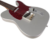 Suhr Select Classic T Roasted, Flamed, Swamp Ash, Firemist Silver Metallic, Rosewood