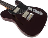Suhr Select Alt T Cat's Eye Guitar, Black Cherry Metallic